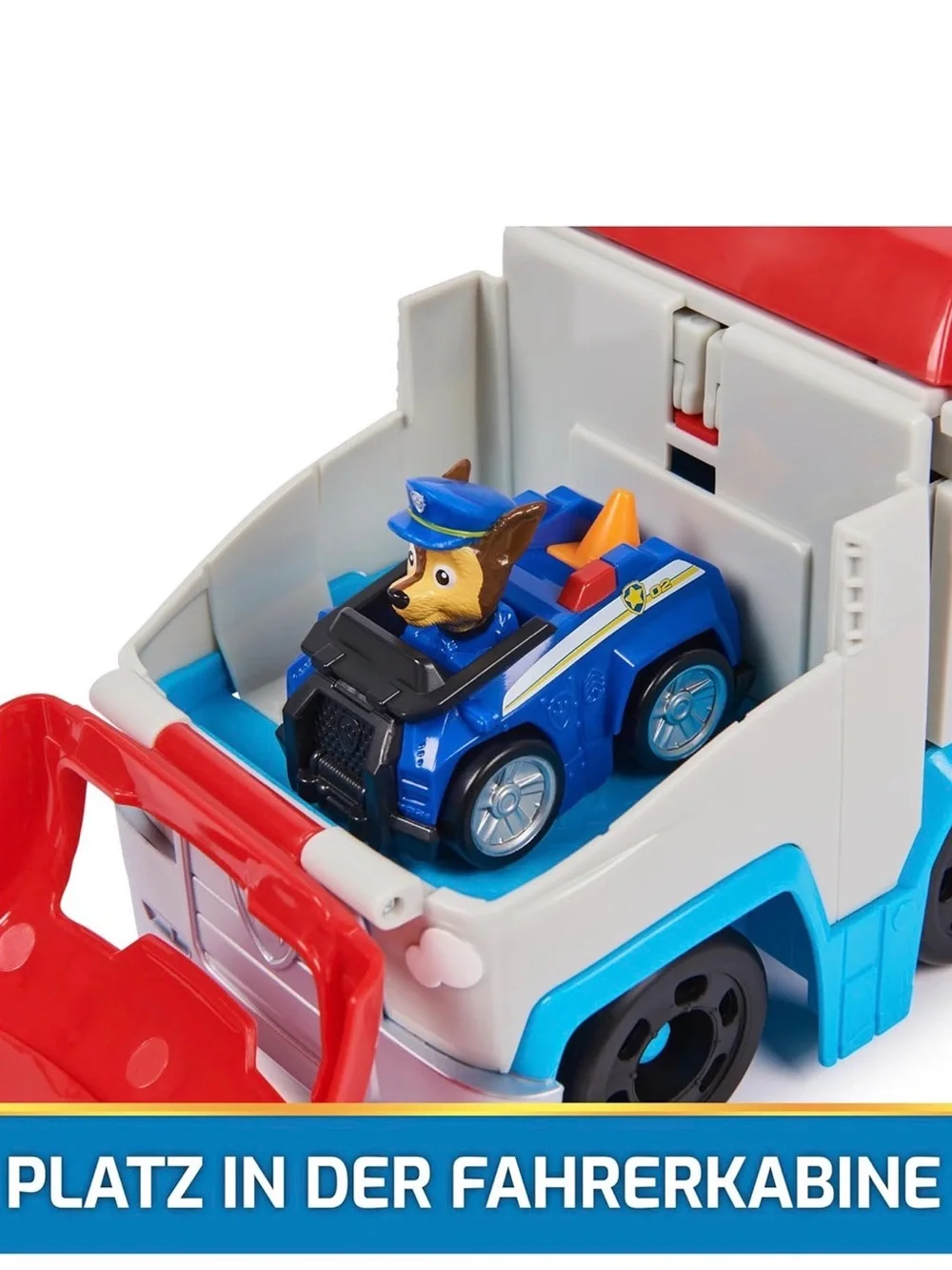 Paw Patrol Pup Squad Paw Patroller Toy - Red, Blue, White